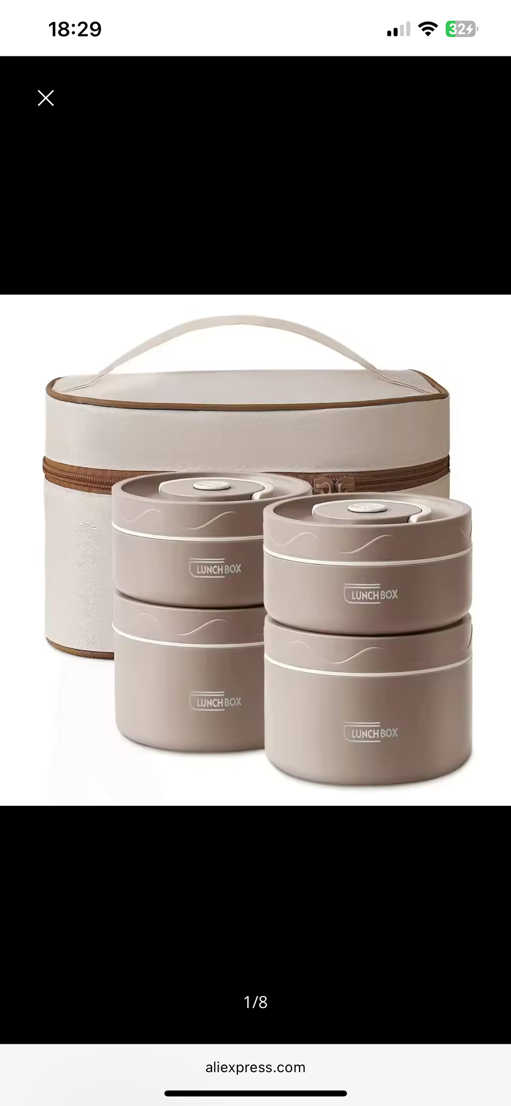 Lunch/Snack Box for Thermal, Stackable 2-Tier stainless steel Insulated Bento Box Set for Adult Kids Men Women